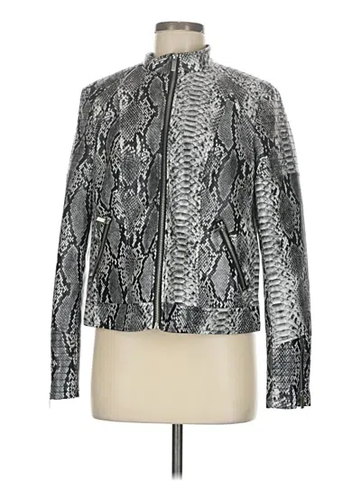 Pre-owned Baccini Jacket In Silver