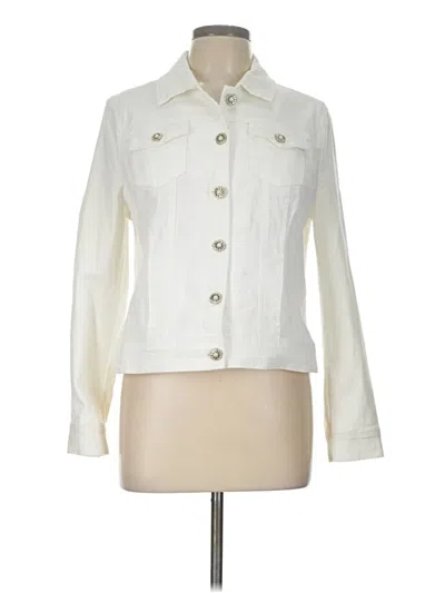 Pre-owned Baccini Jacket In White