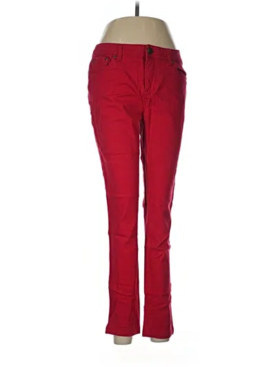 Pre-owned Baccini Jeans In Red