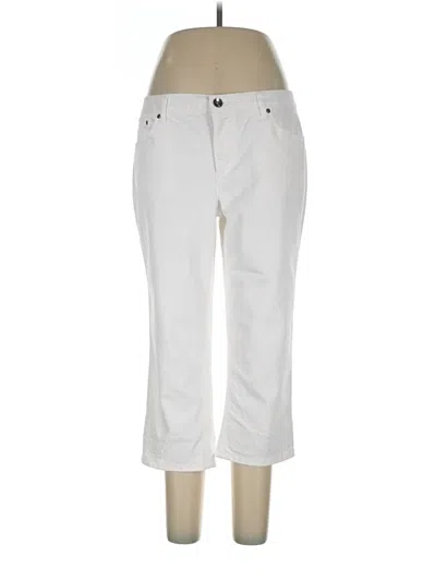 Pre-owned Baccini Jeans In White