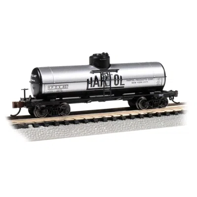 Bachmann 36 Ft. 6 In. N Scale Gallon Single-dome No.407 Tank Car - Hartol Silver