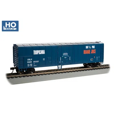 Bachmann 50 Ft. Ho Scale Tropicana Steel Reefer Model Trains - No.13088