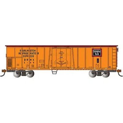 Bachmann 50 Ft. No.5149 Ho Scale Burlington Steel Reefer Train
