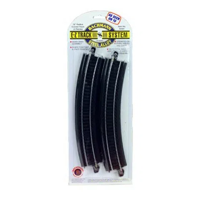 Bachmann Ho 18 In. Curved Track 4-card