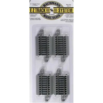 Bachmann Ho 2.25 In. Straight Track - 4-card