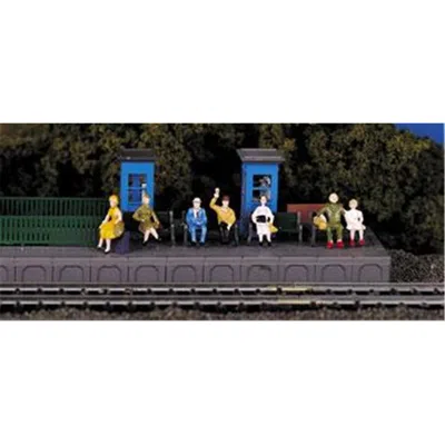 Bachmann Ho Figures Sitting Passengers
