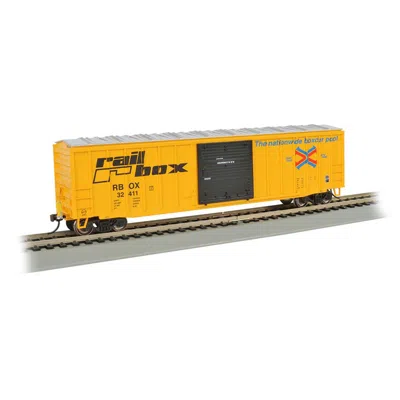 Bachmann Ho Scale 50 Ft. Outside Braced Box Car With Fred - Railbox