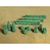 Bachmann Ho Scale Boxwood Plants - Pack Of 20
