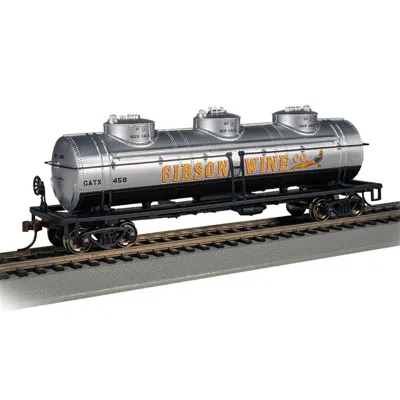 Bachmann Ho Scale Gibson Wine 40 3-dome Tank Car