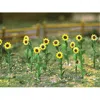 Bachmann Ho Scale Sunflowers 1 In. Tall - Pack Of 16