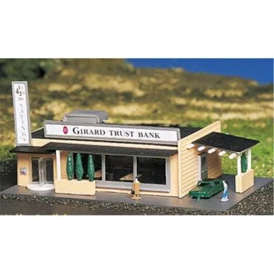 Bachmann N Drive-in Bank With Figures Built-up In Multi
