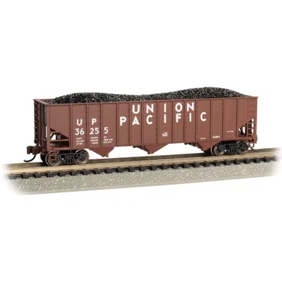 Bachmann N Scale 100-ton 3-bay Bethlehem Steel Hopper Union Pacific Model Trains - No.36255
