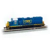 Bachmann N Scale Csx Emd Gp40 No.6007 Diesel Locomotive Blue & Yellow