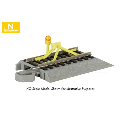 Bachmann N Scale E-z Track Flashing Led Bumper