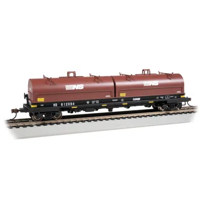 Bachmann No.612084 Ho Norfolk Southern 55 Ft. Steel Coil Car With Load