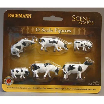 Bachmann O Cow Figures, Black & White