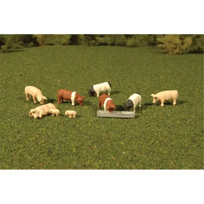 Bachmann O Scenescapes Pigs, Pack Of 9