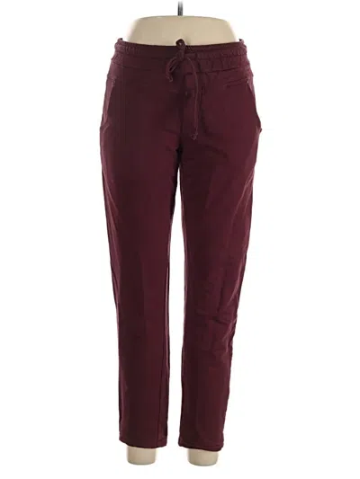 Pre-owned Baci Casual Pants In Burgundy