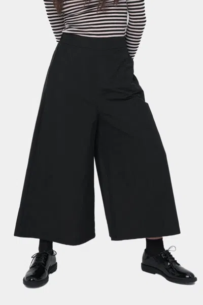 Baci Elastic Wide Leg Pant In Black