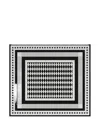 Baci Milano™ Geometric-pattern Tablecloth (160cm X 180cm) In Black