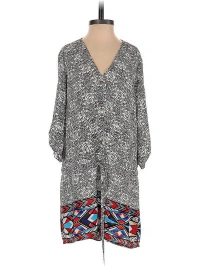 Pre-owned Bacio Casual Dress In Gray