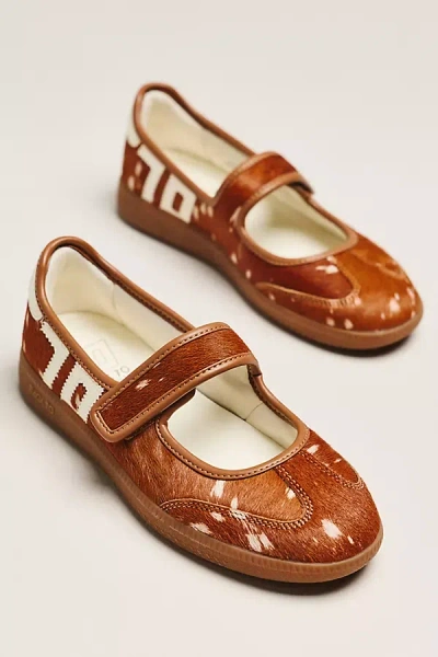 Back 70 Aya Animal Mary Jane Sneakers In Brown