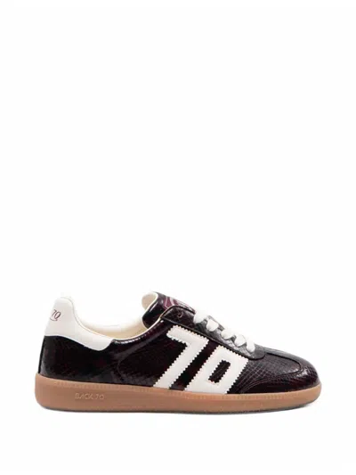 Back 70 Cloud Snake Sneakers In Burgundy