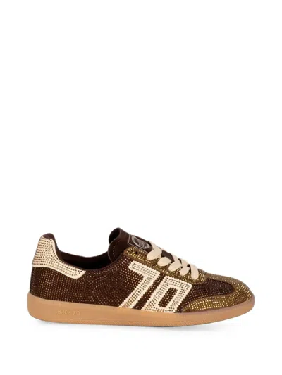 Back 70 Cloud Star Rhinestone-embellished Sneakers In Brown