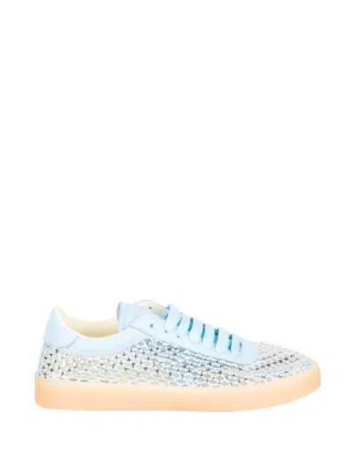 Back 70 Smart Strass Sky Crystal-embellished Mesh Sneakers In Multi