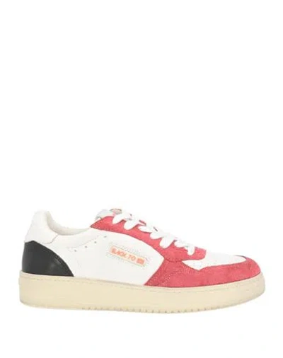 Back 70 Woman Sneakers Garnet Size 9 Leather In White