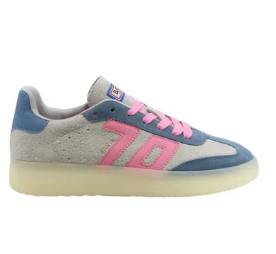 Back 70 Women's Boston Sneakers In Grey Jeans Pink In Multi
