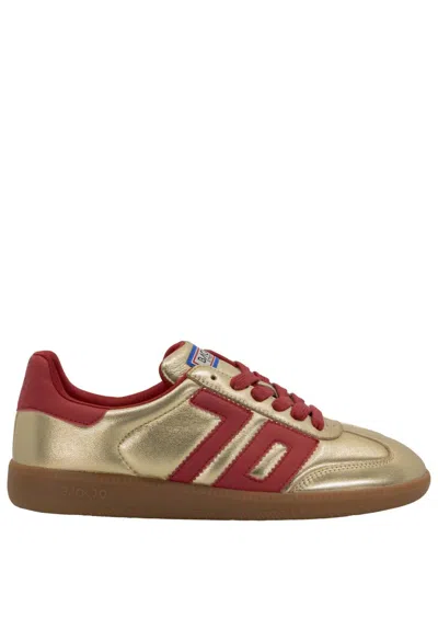 Back 70 Women's Cloud Nm Sneakers In Gold Red In Multi