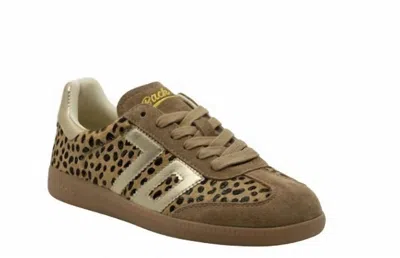 Back 70 Women's Cloud W26 Shoes In Leopard Gold In Multi