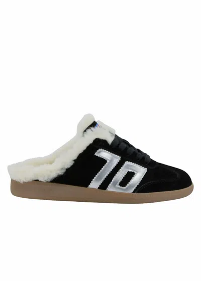 Back 70 Women's Easter Fl Backless Sneakers In Black Silver In Multi