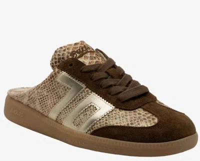 Back 70 Women's Easter W26 Sneaker In Snake Gold In Multi