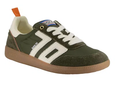 Back 70 Women Ghost Sneakers In Olive Orange Milk In Gold