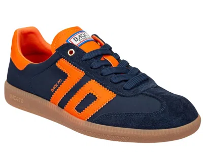 Back 70 Women's Ghost Sneaker In Navy Orange In Multi