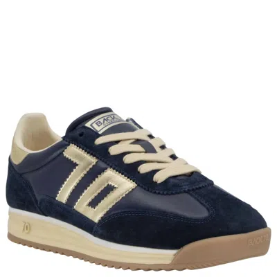 Back 70 Women's Jogger Sneakers In Navy Gold In Blue