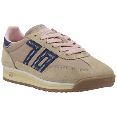 Back 70 Women's Jogger Z Sneakers In Camel Navy Pink In Multi