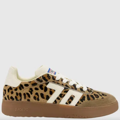 Back 70 Women's Leopard Boston Sneaker In Brown Multi
