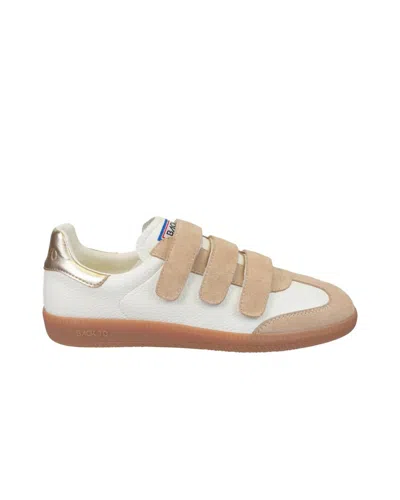 Back 70 Women's Mias Sneaker In White Beige In Multi