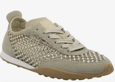 Back 70 Women's Paris G26 Strass Sneakers In Gold In Gray