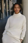 Back When 100% Cotton Mock-neck Pullover In White