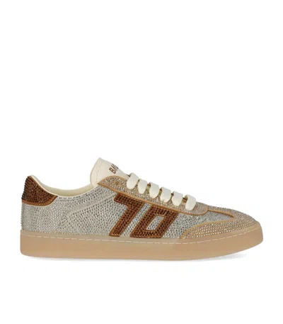Back70 Glam Strass Shiny Sneaker In Silver