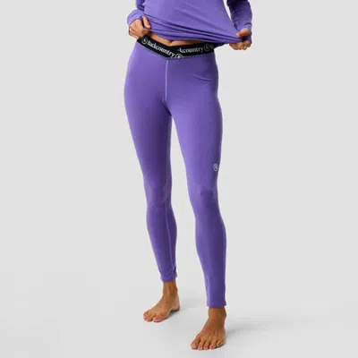 Backcountry Bga Cedars Rws Merino Lt-wt Baselayer V-waist Bottom In Dawn Patrol Purple