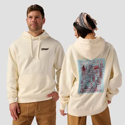 Backcountry Bga Chicago Poster Hoodie In Vintage White