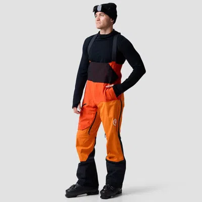 Backcountry Bga Cottonwoods Xpore Lt Bibs G2 In Route Red/boundary Orange
