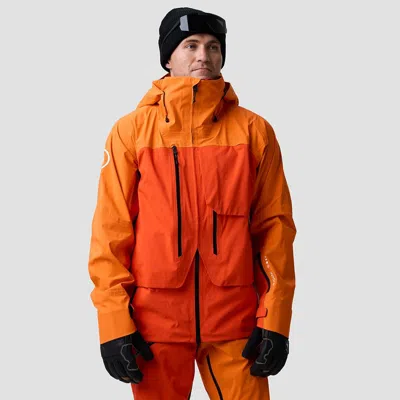 Backcountry Bga Cottonwoods Xpore Lt Jacket G2 In Route Red/boundary Orange