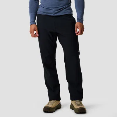 Backcountry Bga Destination Softshell Fleece Utility Pant In Black