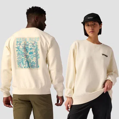 Backcountry Bga Palo Alto Poster Crew Sweatshirt In Neutral
